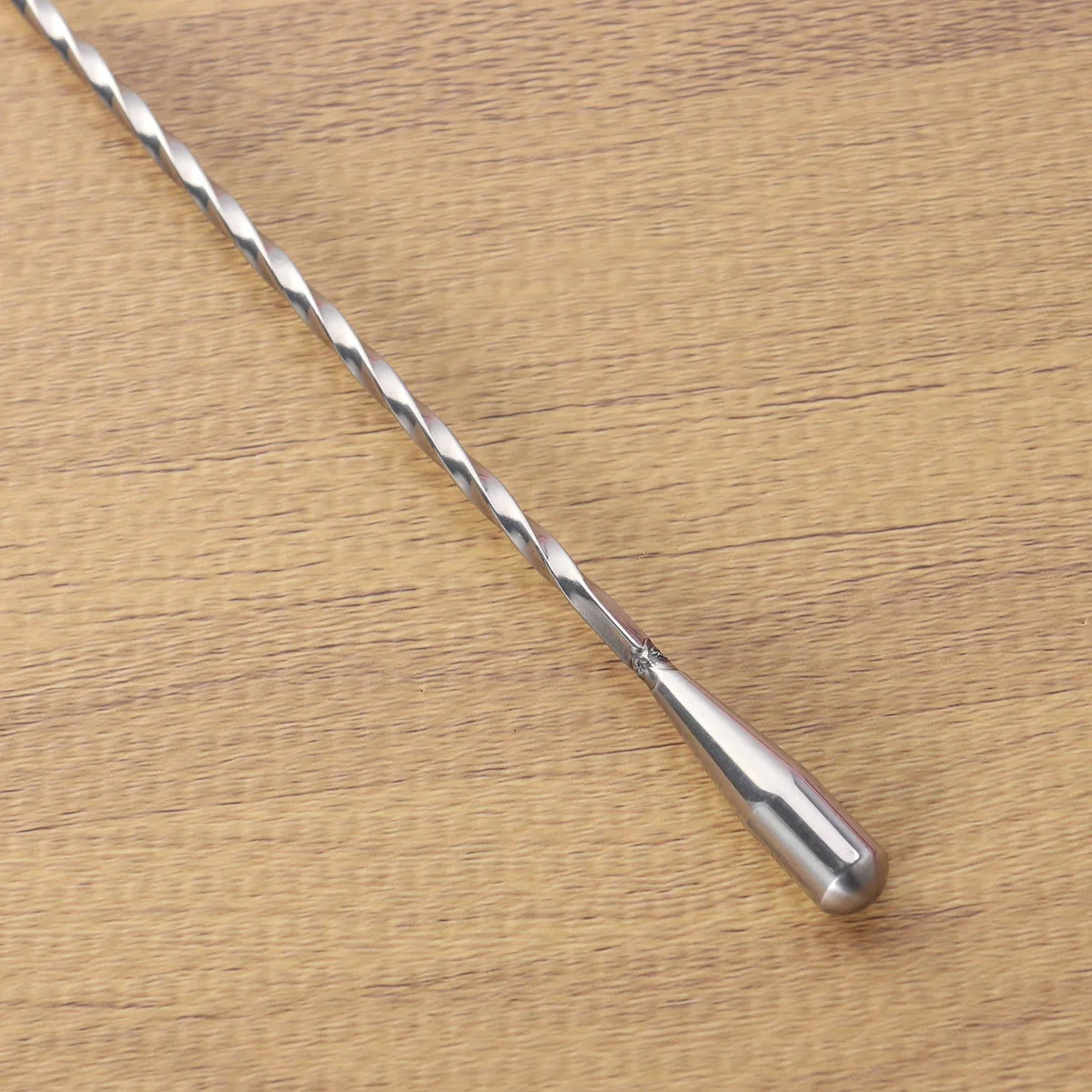 

31cm 304 Stainless Steel Cocktail Twisted Bar Spoon Swizzle Stick Easy Grip Long Handle Bartender Tool Dishwasher Safe