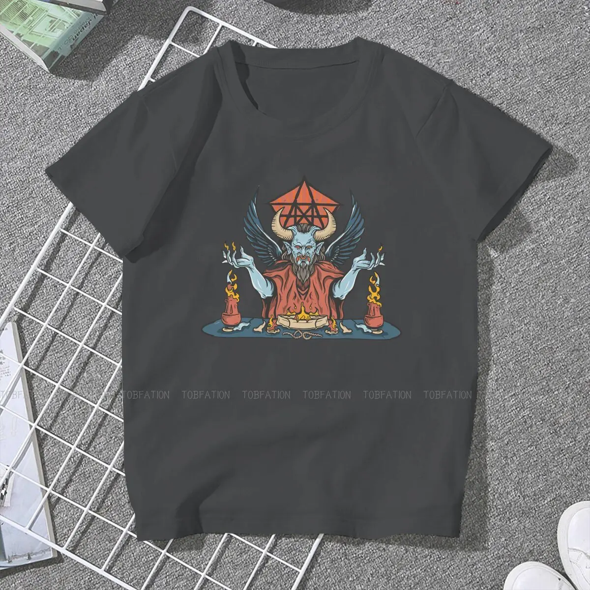 Celestial Spirit Guides Collection Casual TShirt Horrible  Hell Devil Printing Casual T Shirt Female Short Sleeve