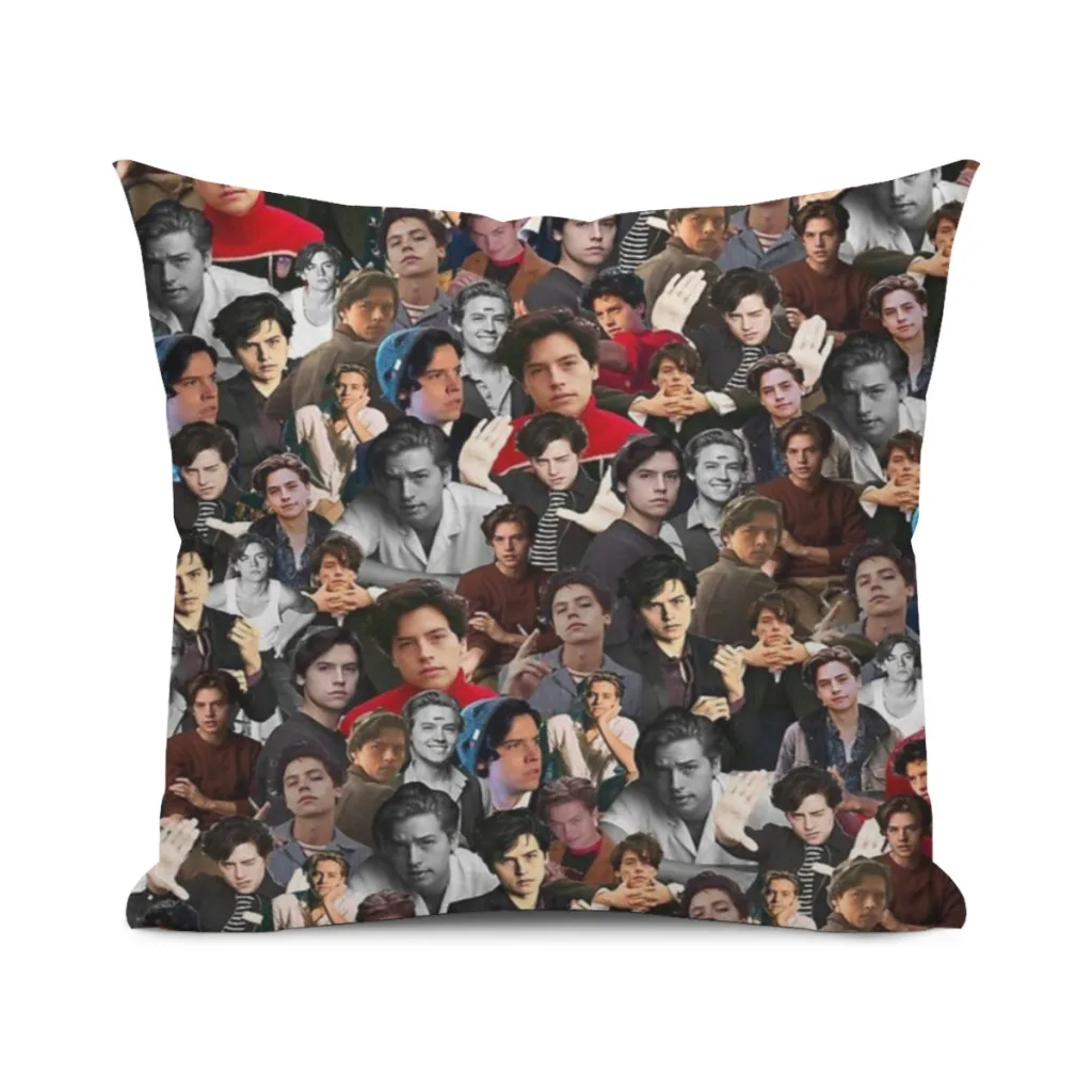 

Cole Sprouse Collage Cushion Cover Home Decor Sofa Pillow Home Pillowcase