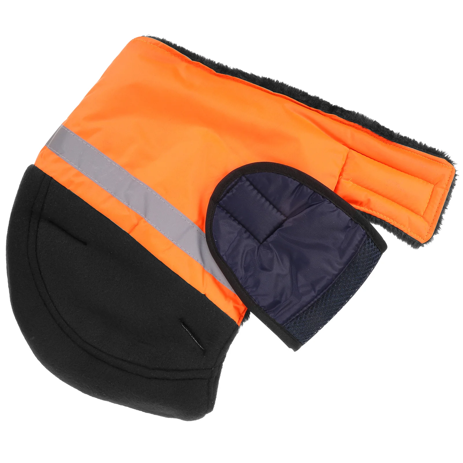 1 قطعة قبعة دافئة مضادة للبرد بطانة سميكة من القطن البناء إدراج حماية الشتاء قبعة صلبة بطانة الطقس البارد عثرة #4