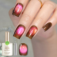 BORN PRETTY Guava Soda Gel Polish Colored Cat Magnetic Eye Effect Red Green Glass Bed Colored Soak Off UV Semi Permanent 15ml