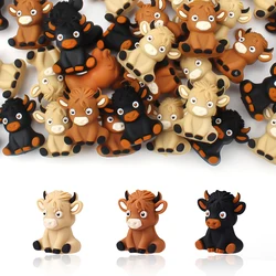5/10Pcs New 3D Silicone Beads Cartoon Cute Animal kyloe Focal Beads for Pen Making Jewelry DIY Keychain Accessorie Bracelets