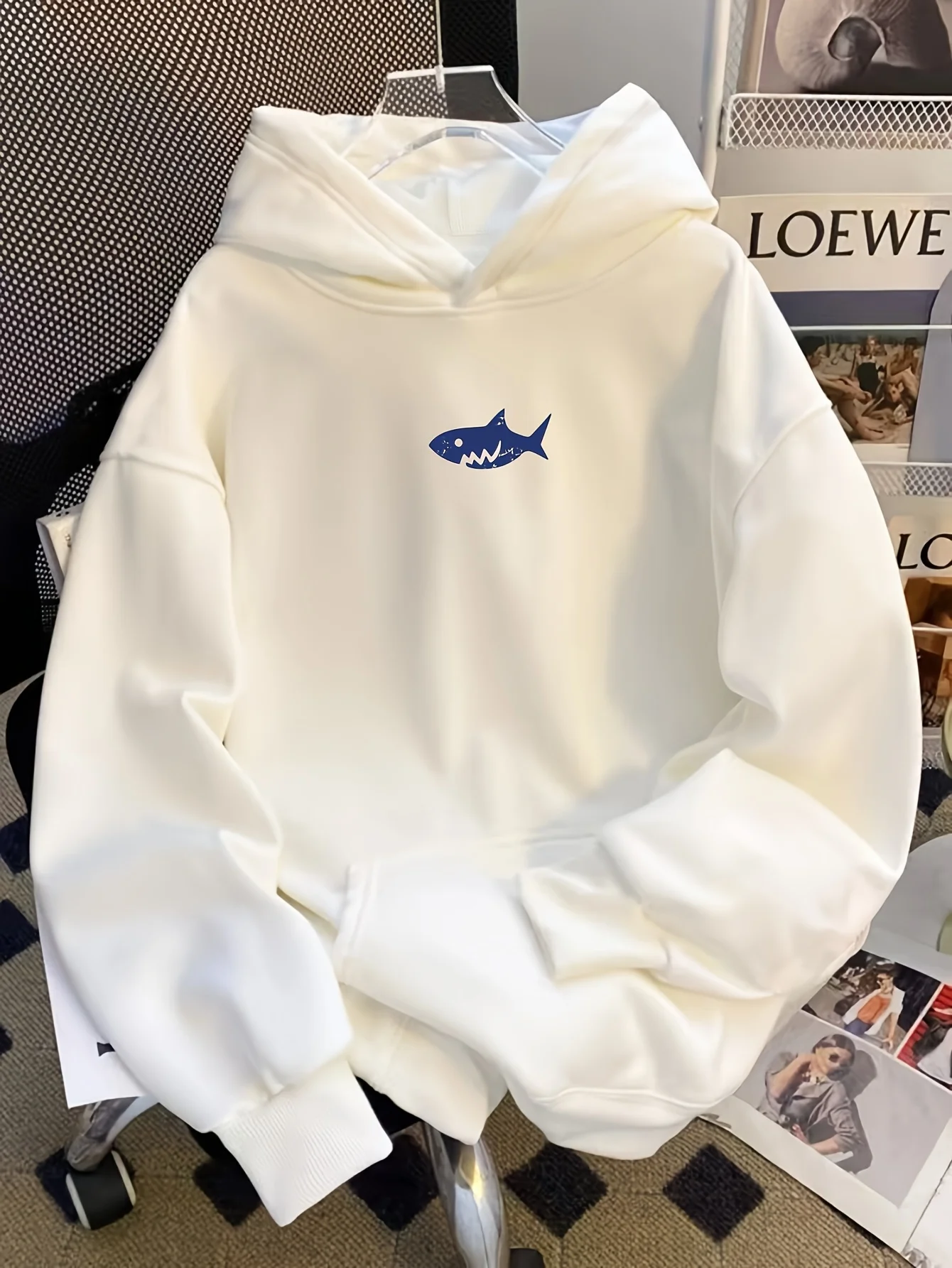 

Men's and Women's Plus Size Printed Top, Loose Casual, Soft, Comfortable and Breathable, Outdoor Sports Loose Pullover Hoodie