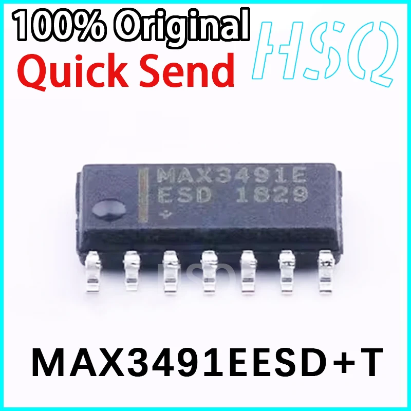 

1PCS MAX3491EESD+T MAX3491E SOP14 Receiver Transceiver in Stock