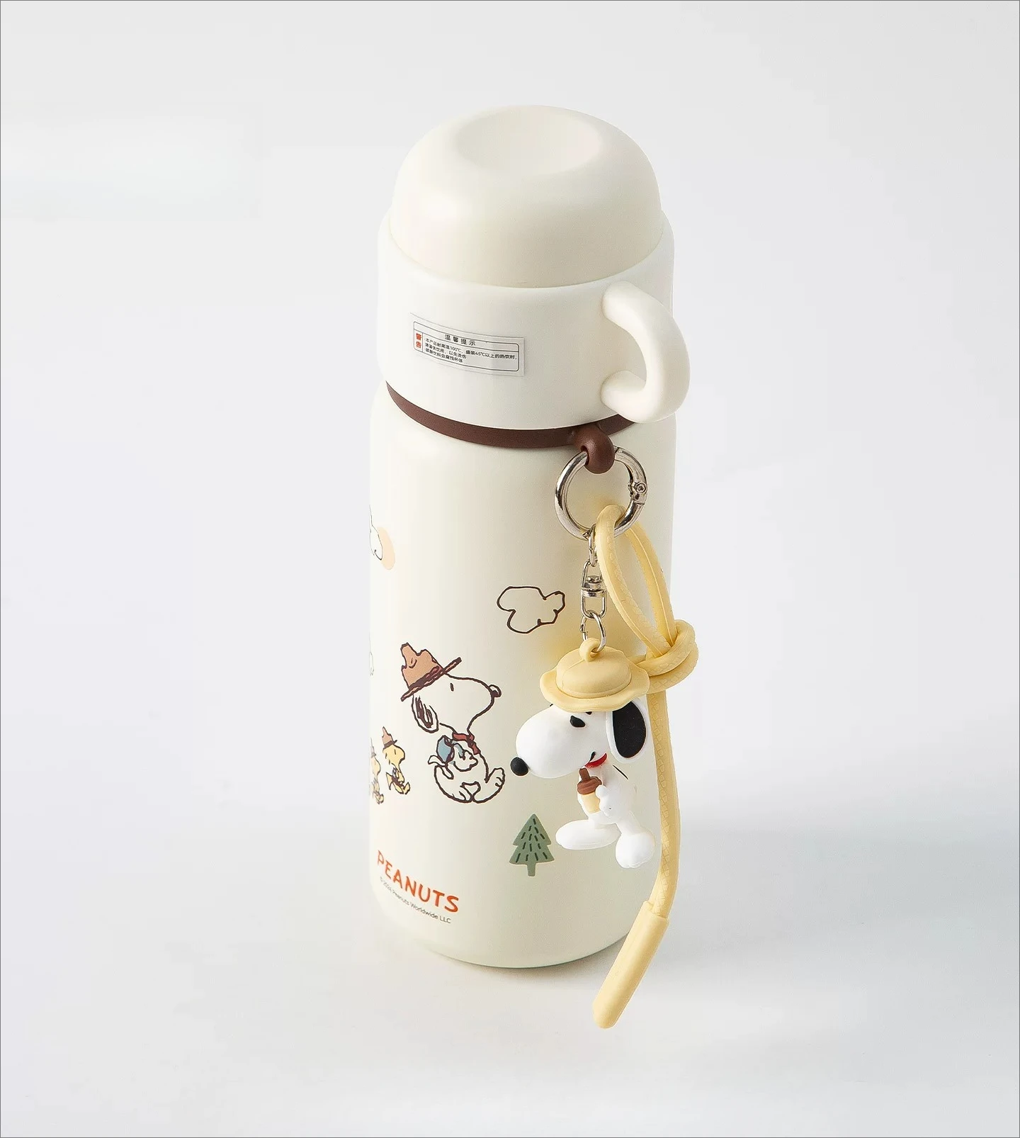 SNOOPY Series Portable Vacuum Cup 316 Stainless Steel Children's Water Cup Double Drinking with Straw for Students