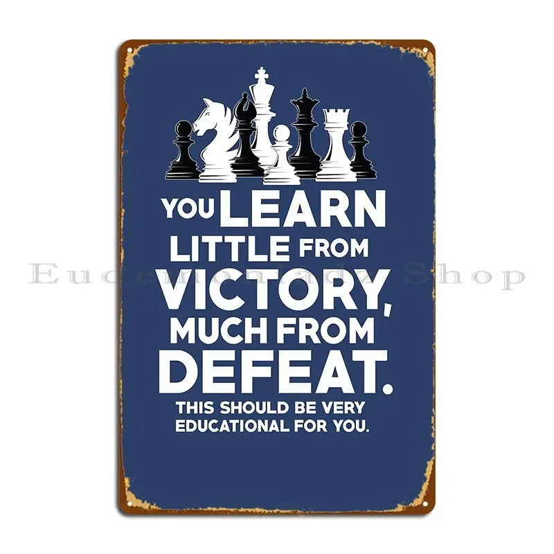 Chess Gifts Queen Piece Chess Lovers More Than A Game It S An Attitidude Metal Plaque Iron Club Wall Cave Tin Sign Poster