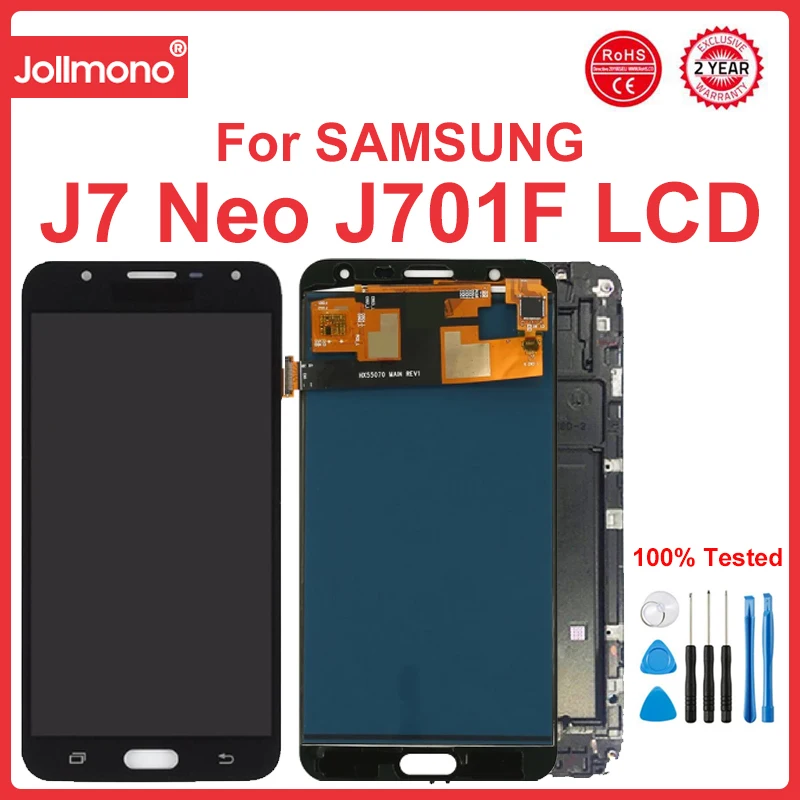 5.5'' J701 Lcds For SAMSUNG Galaxy J7 Neo LCD Display With Touch Screen Assembly For Samsung J701 J701F J701M J701MT