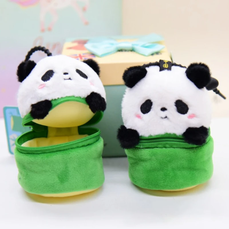 Cute Panda Capybara Coin Purse Zipper Bag Stylish Mini Wallet For Women Men Creative Kawaii Mini Storage Bag Birthday Gifts