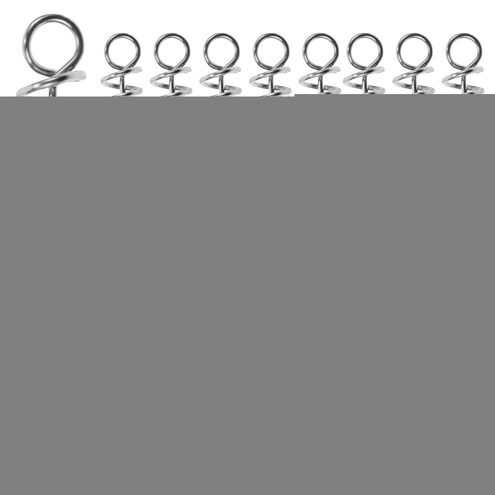 

50 Pcs Fishing Latch Pins Spring Lock Durable Anti Rust Bait Crank Hook Supplies Bass Parts Reduce Wire Wear