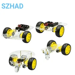 Avoidance tracking Motor Smart Robot Car Chassis Kit Speed Encoder Battery Box 2WD Ultrasonic module For Arduino UNO R3 kit