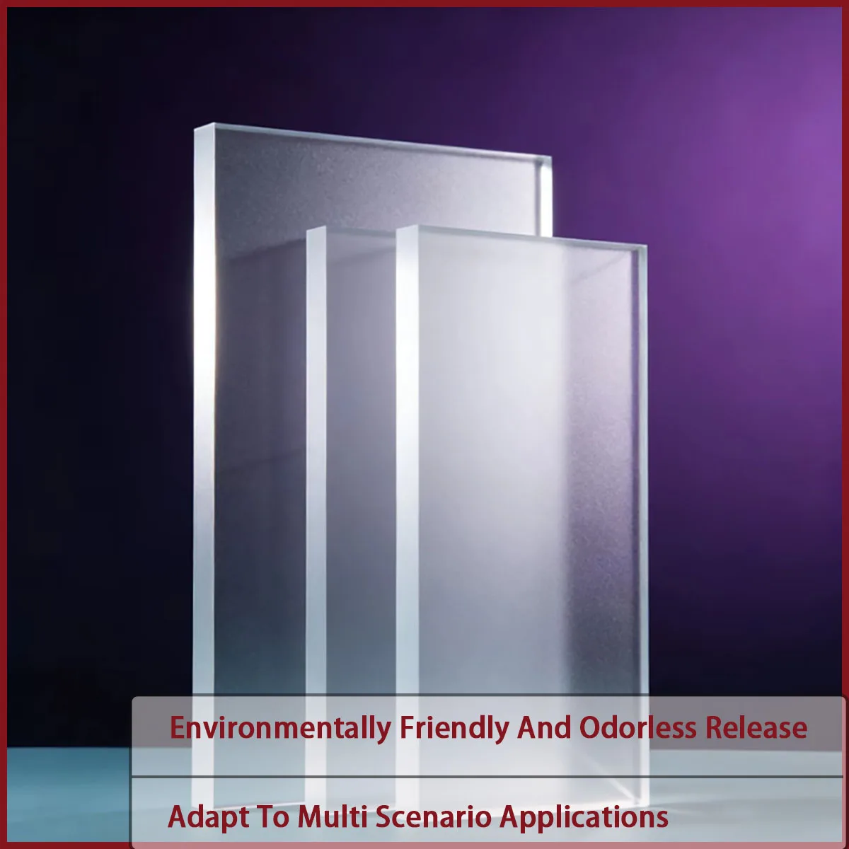 Matte acrylic sheet with a thickness of 2-10mm is a high-quality material for industrial production and interior decoration