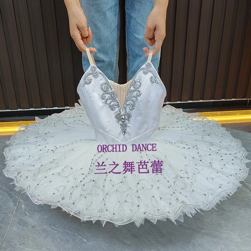 

BT2507140 Professional Custom Size Custom Color Kids Girls Women Adult White Ballet Tutu Costumes
