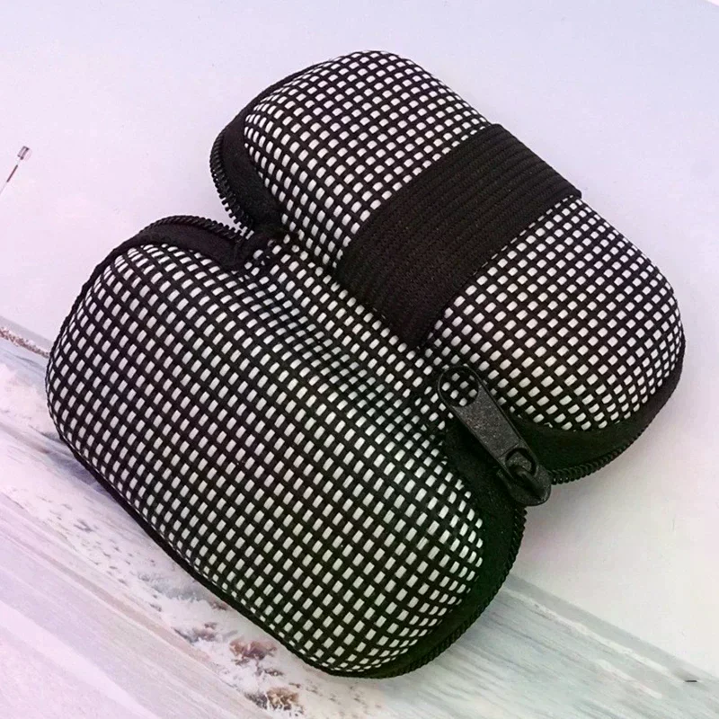 New Portable EVA Zipper Box Folding Reading Glasses Box Protective Case Cover Fashion Unisex Presbyopia Prescription Eyewear