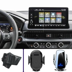 Car Phone Holder For Honda CR-V CR V CRV 2023 2024 Mobile Phone Mounts Car Wireless Charging Special Fixed Base Accessories
