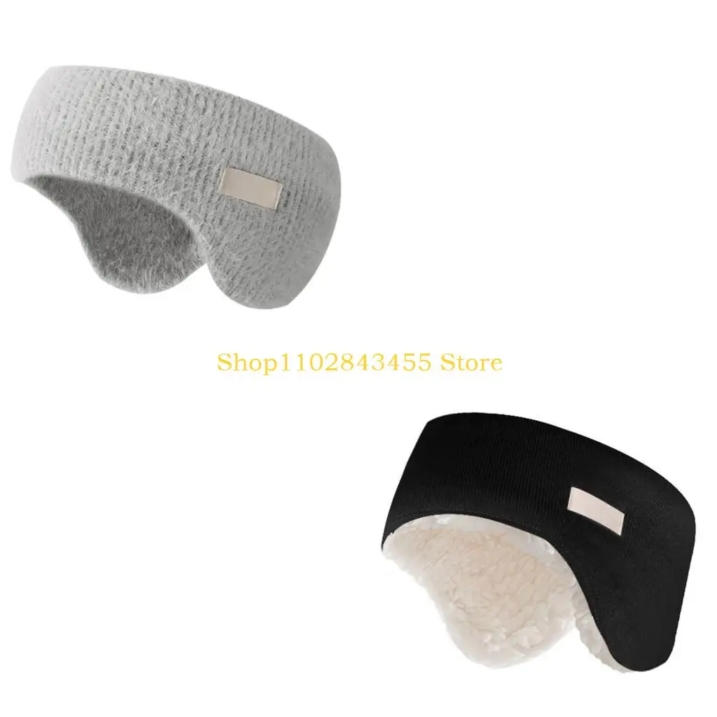 

49MC Мягкие грелки из искусственного меха, меховые теплые наушники с подкладкой для мужчин, женщин, подростков, зимние активные,