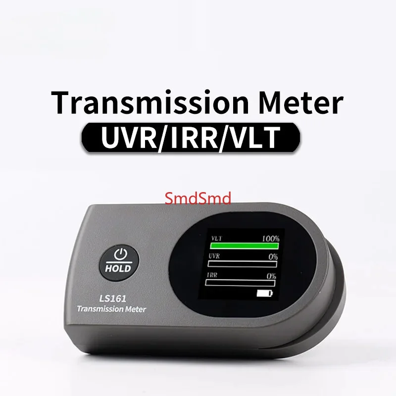 Meter Transmission Meter LS161,Auto-Rotating Color Screen, Measures VLT/UV/IR, for Car Tint, Sunglasses, Glass