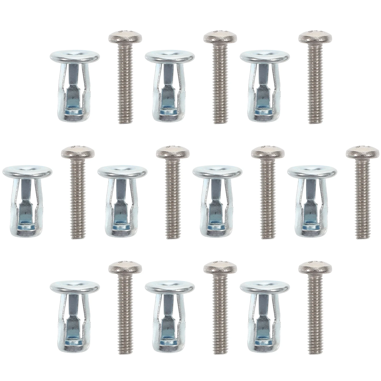 

10 Pcs Expansion Screw Fastener for Hollow Doors Fasteners Metal Anchor Hanging Anchors Core Screws