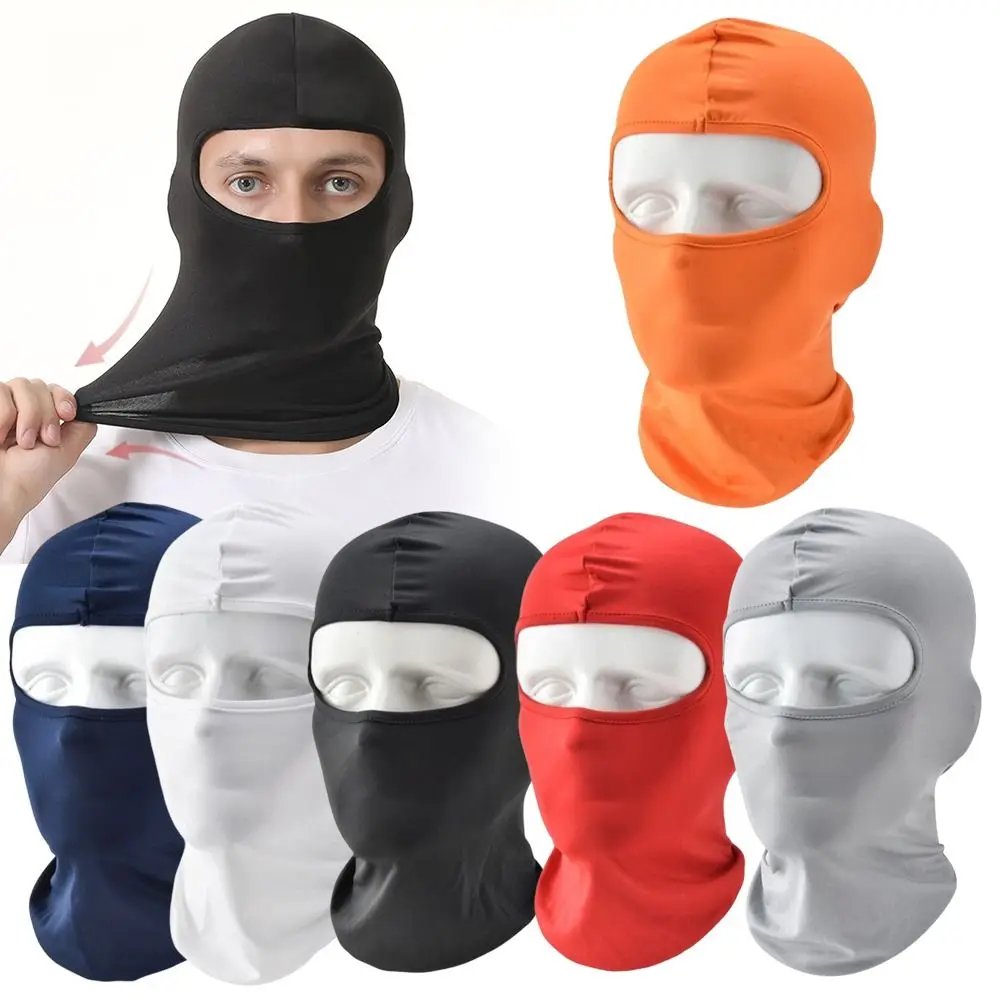 

Fashion Windproof Balaclava Face Mask Sun Protection Breathable Mesh Full Face Mask Dustproof Cooling Motorcycle Mask Summer