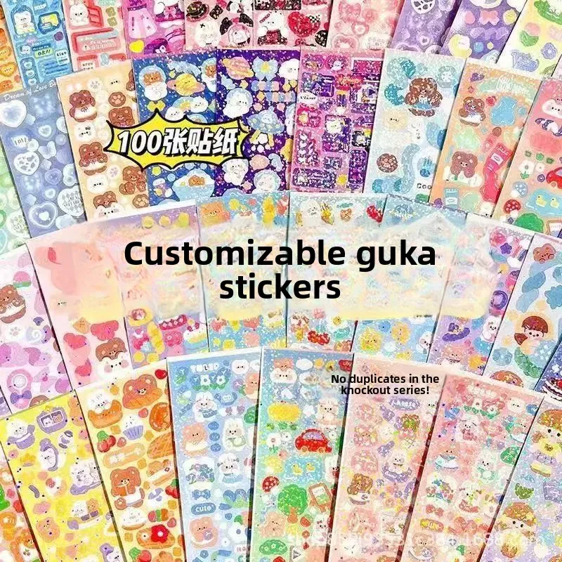 

20pcs Cute Stickers For Kawaii Stationary Aesthetic Diary Decoration Art Supplies Stickers For Scrapbooking Korean Paper