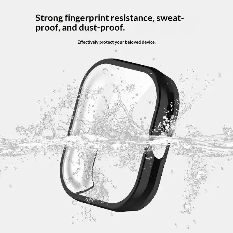 New New Protective Case For Watch 5 With Built-in Tempered Glass Screen Protector Ultra Thin Anti  Cover