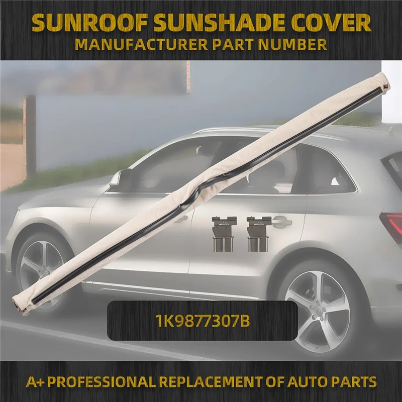 1K9 877 307B Sunshade Roller Blinds Sunroof Roller Blinds For   Skoda Seat 1K9877307B Accessories Beige