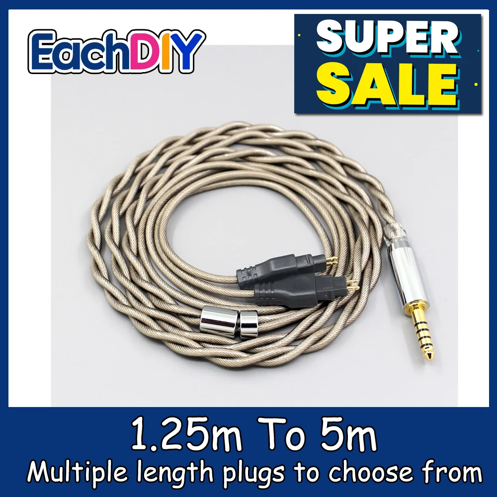 

Type6 756 core 7n Litz OCC Silver Plated Earphone Cable For Sennheiser HD580 HD600 HD650 HDxxx HD660S HD58x HD6xx LN007821