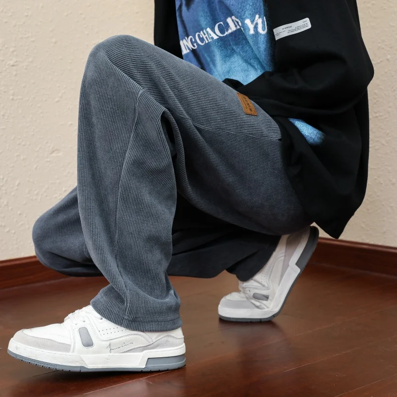 

Men's Outdoor High-quality Comfortable Breathable Pants Comfortable Versatile Breathable and Ankle Tied Straight Leg Pants