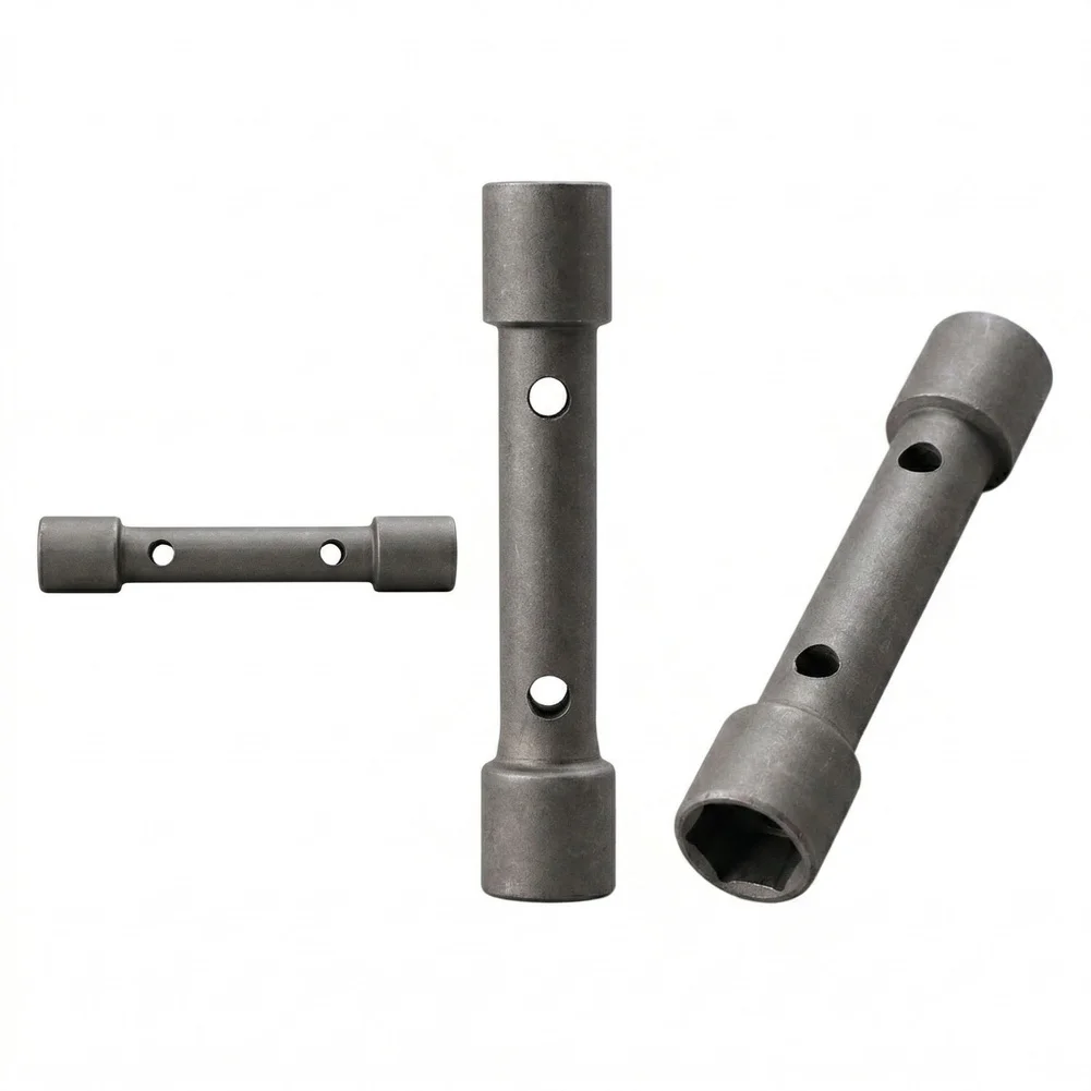 Motorcycle Spark Ignition Socket Wrench Dual End 10-12mm 16mm 18mm Compact Hex Head Steel Tool For Engine Maintenance And Spark