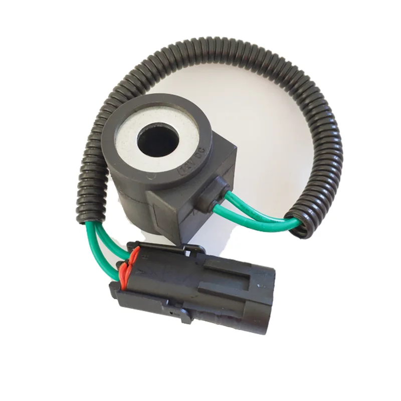 SHANHE INTELLIGENT SWE 60/70N9 Pilot Solenoid Valve Coil Excavator Solenoid Valve Coil DC12v 24v Inner Diameter 13mm H37.5mm