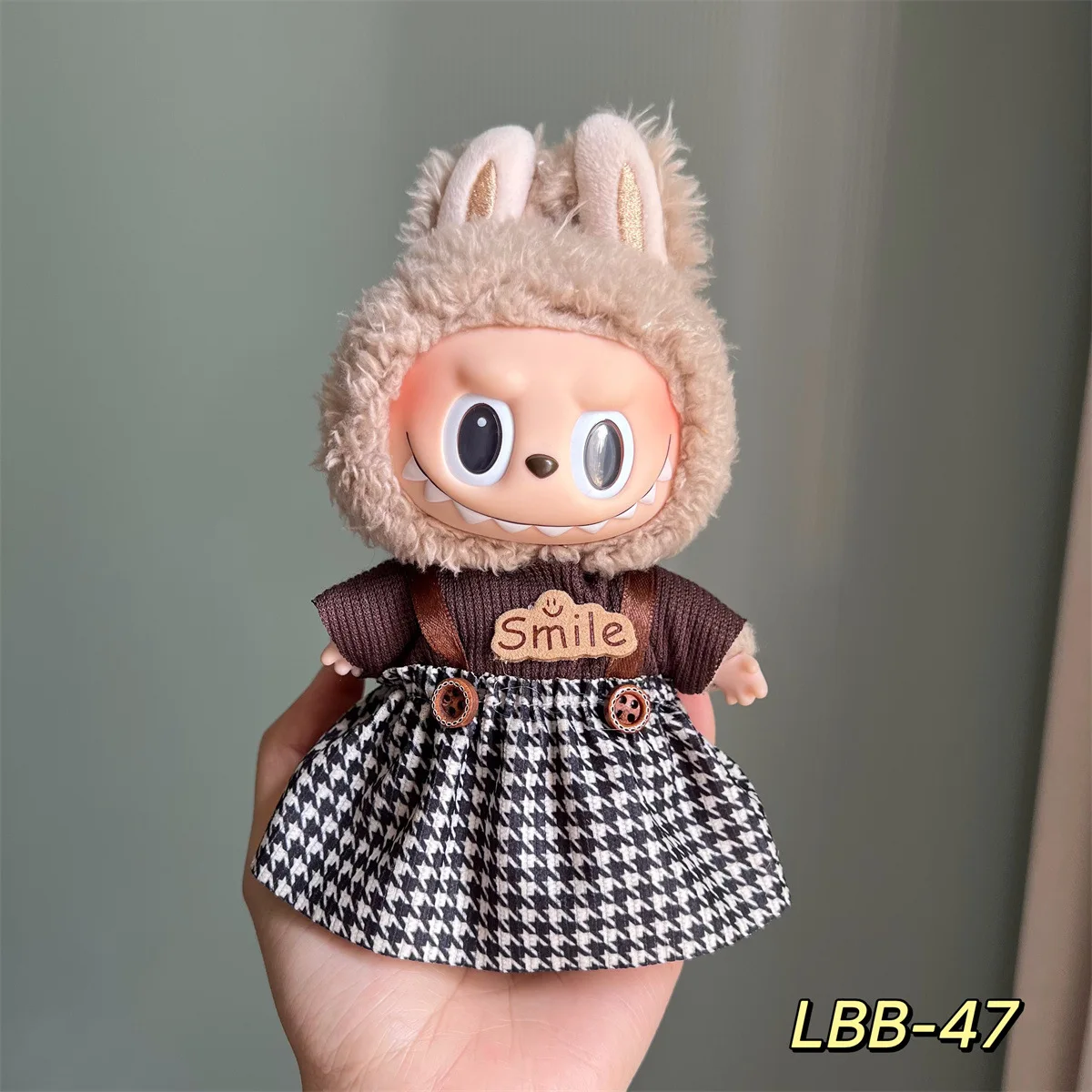 41 types for 15cm 17cm Labubus Mini Doll Clothes Outfit Hat Clothes Labubu II Dolls Clothes Doll Accessories Cultivate Sitting P