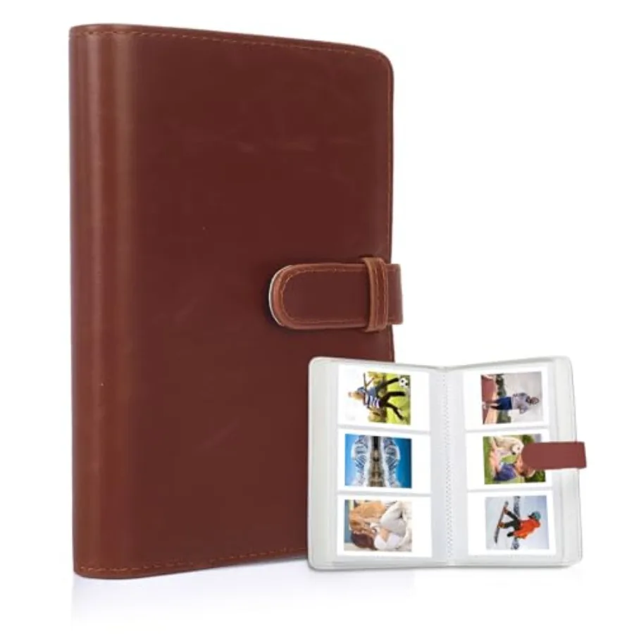 

108 Pockets Mini Album Compatible with Fujifilm Instax Mini film, Suitable for Instax Mini 12/11/7+/40/9/Evo/Link 2, 2x3"Photo