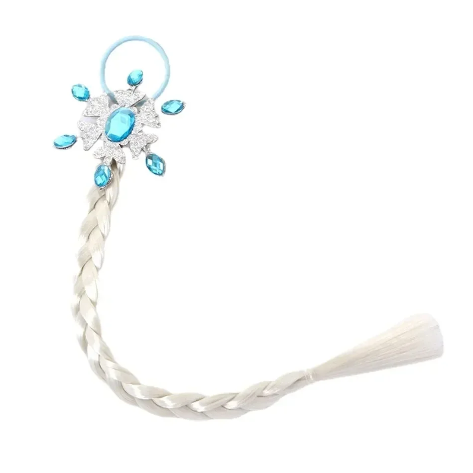 Aksesoris rambut anak perempuan, aksesoris rambut pelangi pita rambut anak perempuan, kepingan salju balita, elastis, aksesoris rambut bayi