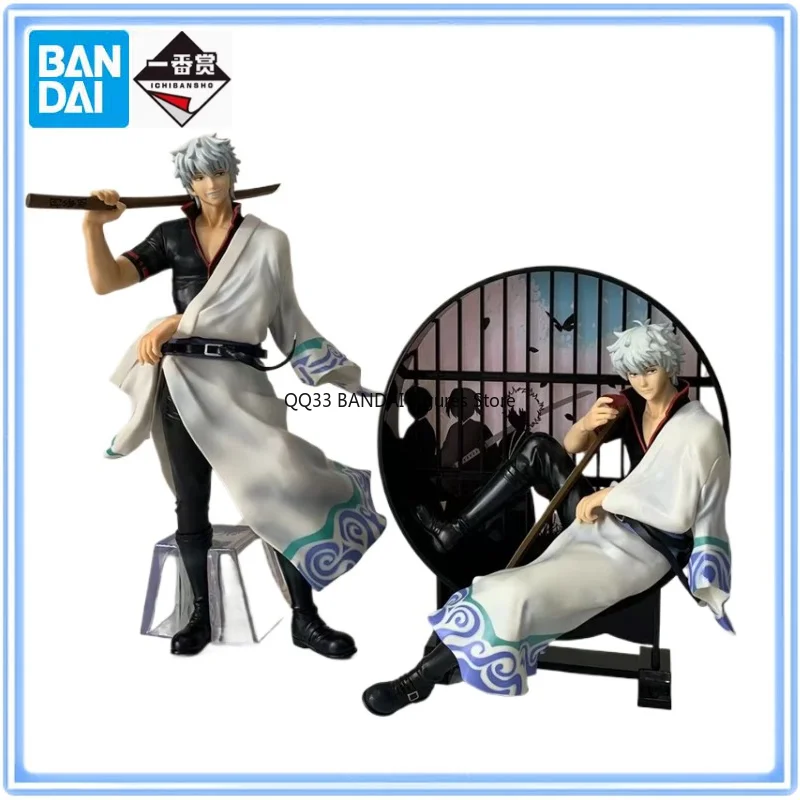 

BANDAI Original Ichiban Kuji GINTAMA Sakata Gintoki LAYER SCAPE Figure Prize Anime Action Figure Model Desktop Decoration