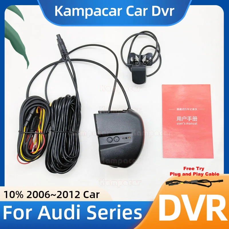 AD01 1K 2K 4K Plug and Play Car Dvr Dash Cam DashCam For Audi A4 B8 B7 A5 S5 A6 4f C6 Allroad A3 8p 8v TT Q3 Q5 Q7 4l 2006-2012