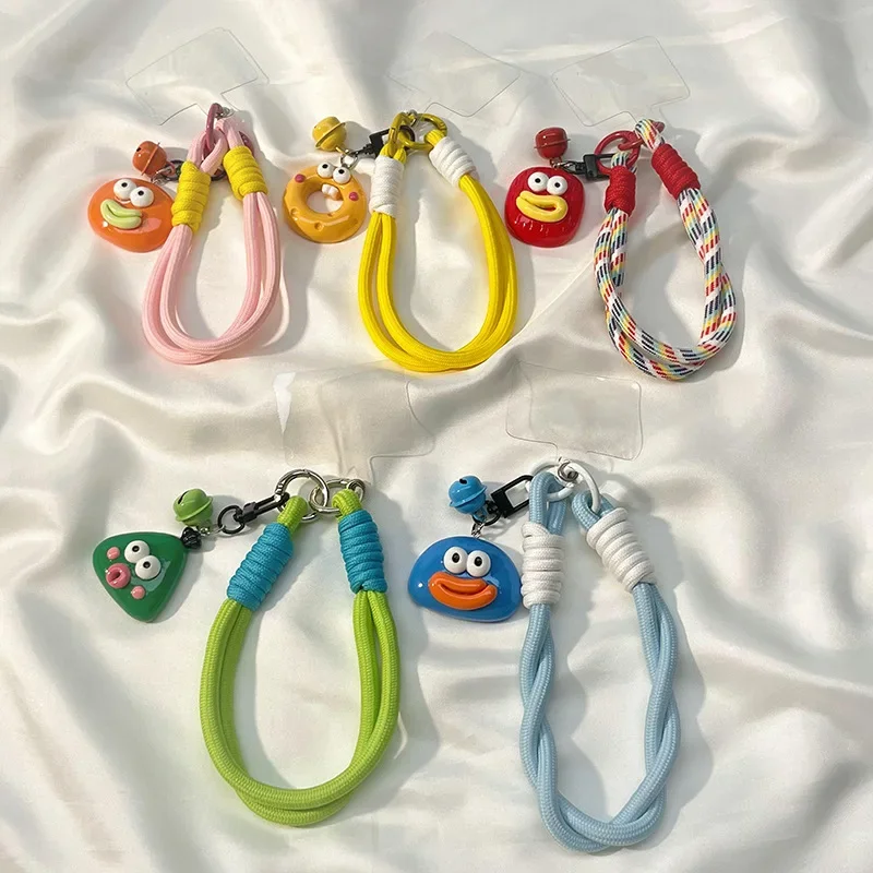 High Quality Personality Funny Sausage Mouth Hand Braided Strap Clip Pendant Portable Portable Mobile Phone Lanyard Universal