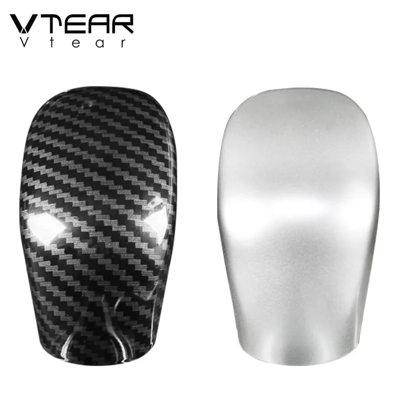 

Vtear Car Gear Head Shift Knob Cover Chrome Gear Shifter Knob Interior Stickers Car-styling Accessories For Nissan Altima 2019