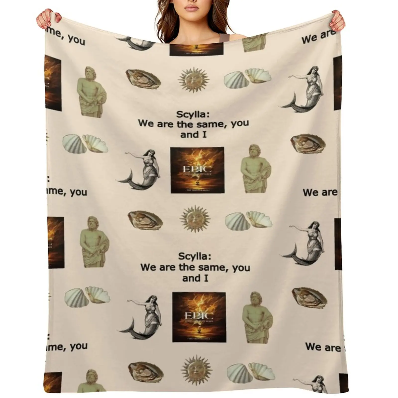 

Epic the Musical Thunder Saga pack Throw Blanket Luxury Cute Plaid Luxury Thicken Blankets For Bed Blankets