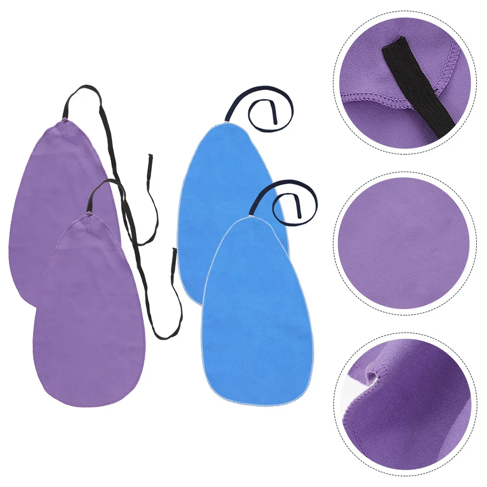 

4Pcs Wind Instrument Cleaning Cloth Clarinet Flute Saxophone Artificial Suede Inside Tube Cleaner Maintenance Tools