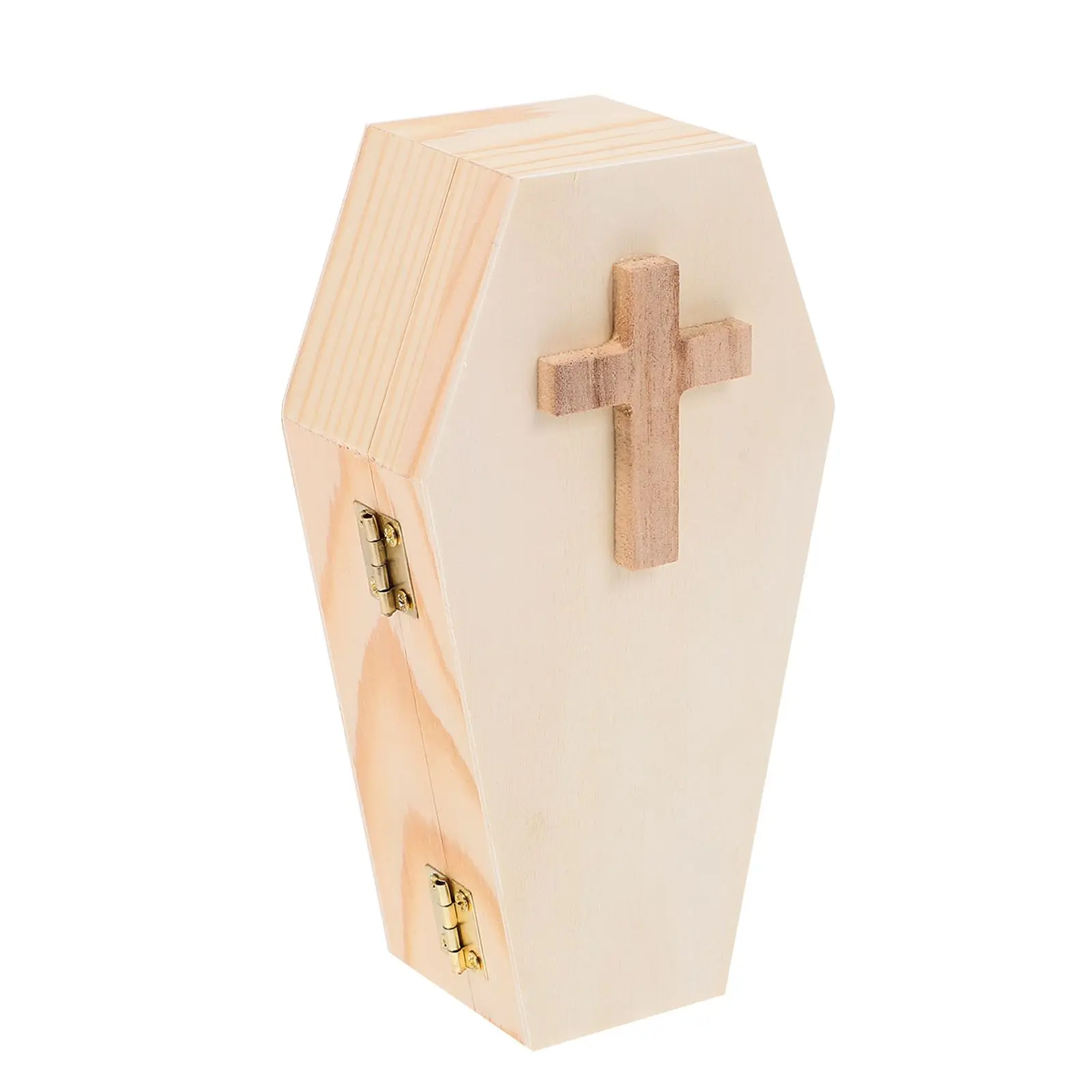 

Coffin Necklace Organizer Candy Unique Design Tight Seal Wood Ring Small Coffin Box Pet Urn Home Office Decor Gift Packaging Box