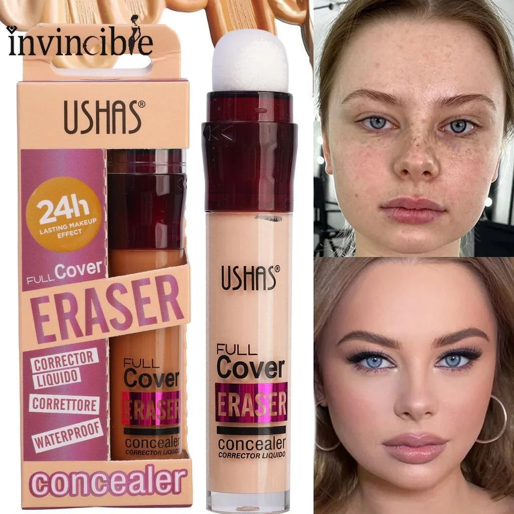 12-color Sponge Head Foundation, Makeup-holding Concealer, Long-lasting Makeup-free and Waterproof Concealer Face