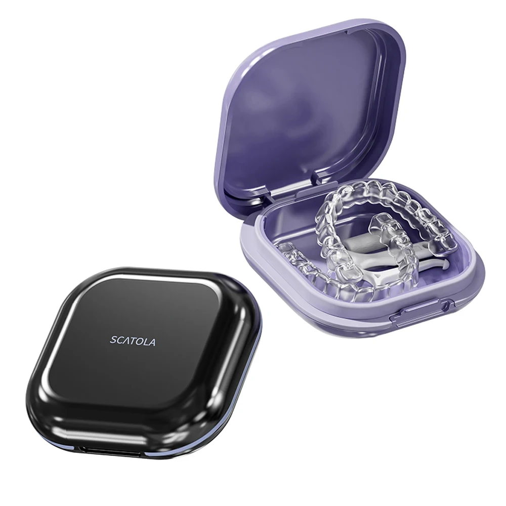 

Брекеты, ортодонтический чехол, портативный чехол для каппы, держатель для ночных зубных протезов с крышкой, выравниватель зубов, тонкая коробка для брекетов, ортодонтические принадлежности