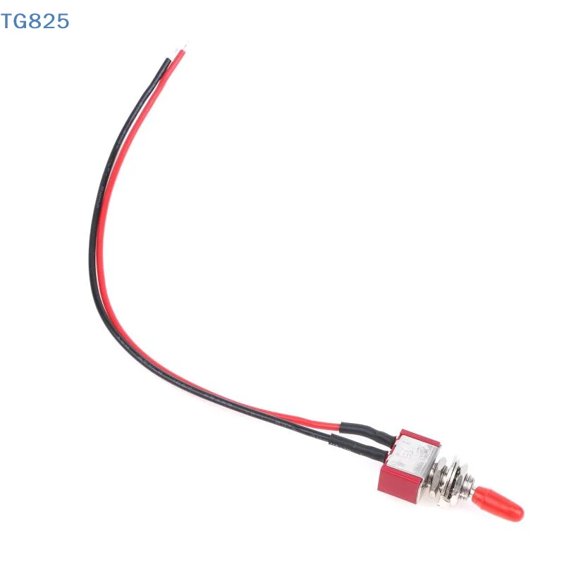 【AN】2/5Pcs Mini 2 Pin Led Lights For Car Accessories Switch ON/OFF SPST 3A 250V 6A 125V With Pre-soldered Toggle Truck Wires Off