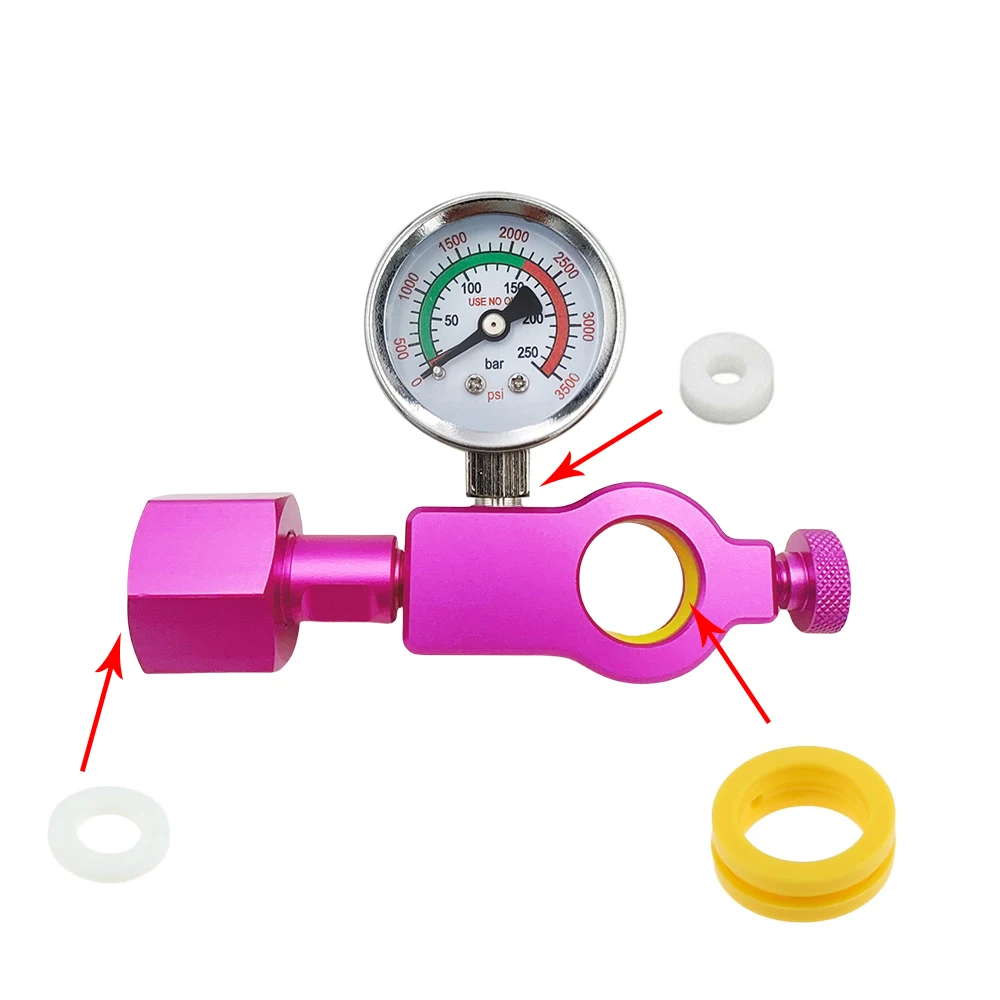 CO2-Nachfülladapter-Füllstation für SodaStream Quick Connect Pink Cylinder Canister Tank – Detail 11