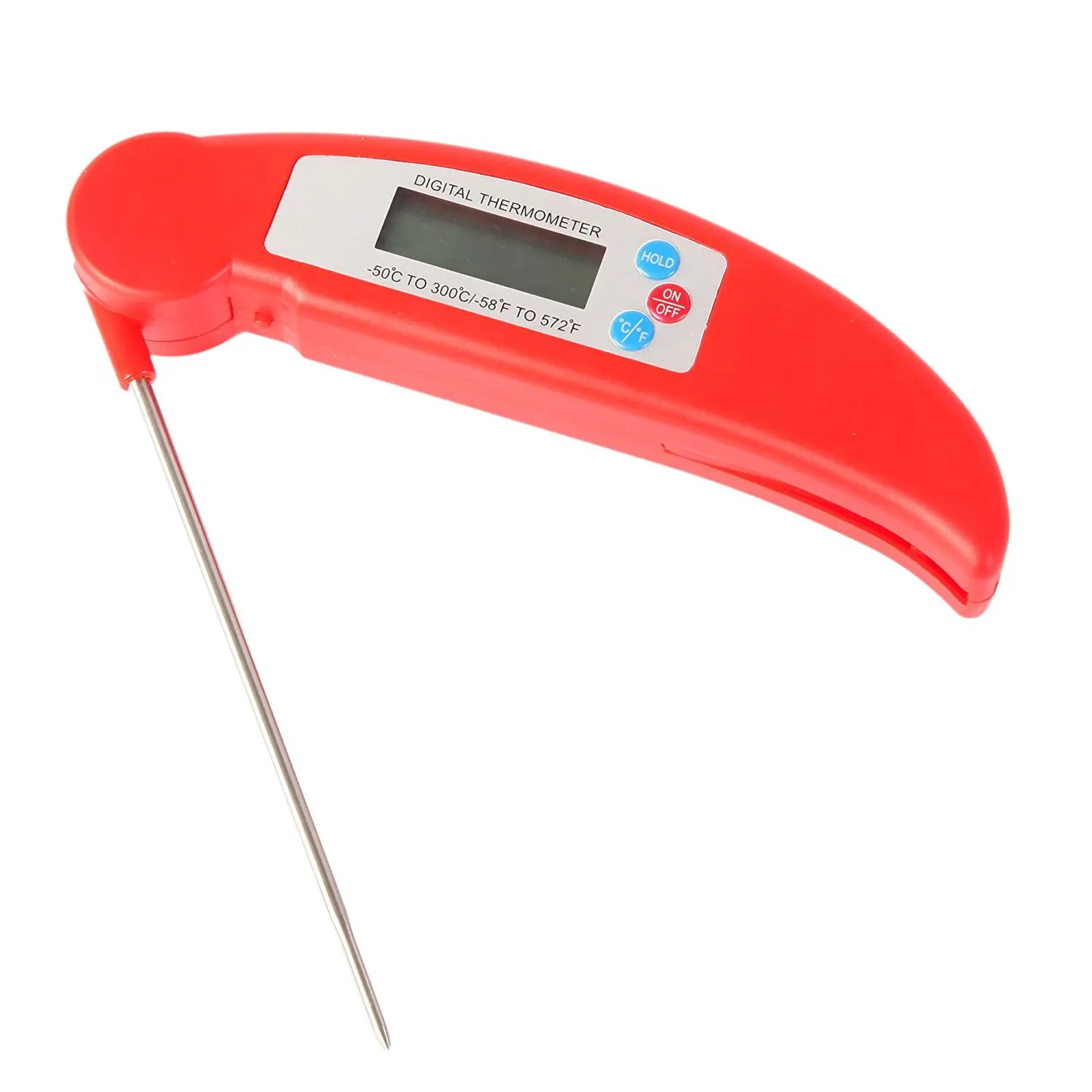 Foldable Digital Temperature Tester for Kitchen, Cooking, Baking, Meat & Grill