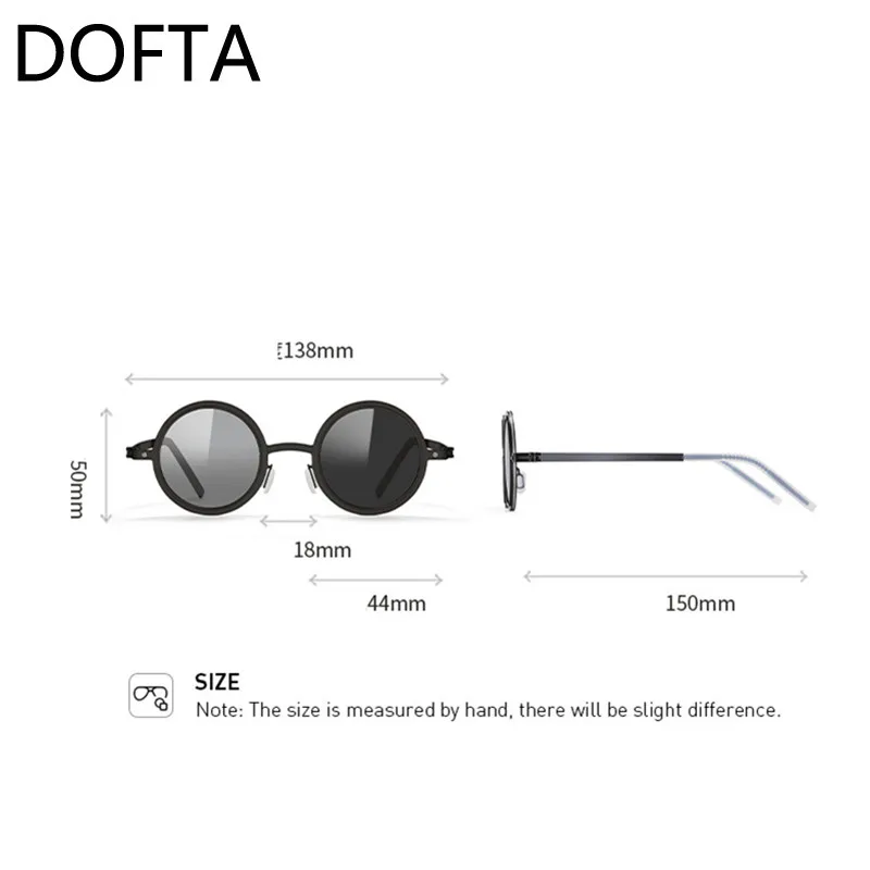 DOFTA New Rotating Adjustable Color Changing Sunglasses ND Lens Sunglasses Polarized High Transmittance UV Resistant Sunglasses