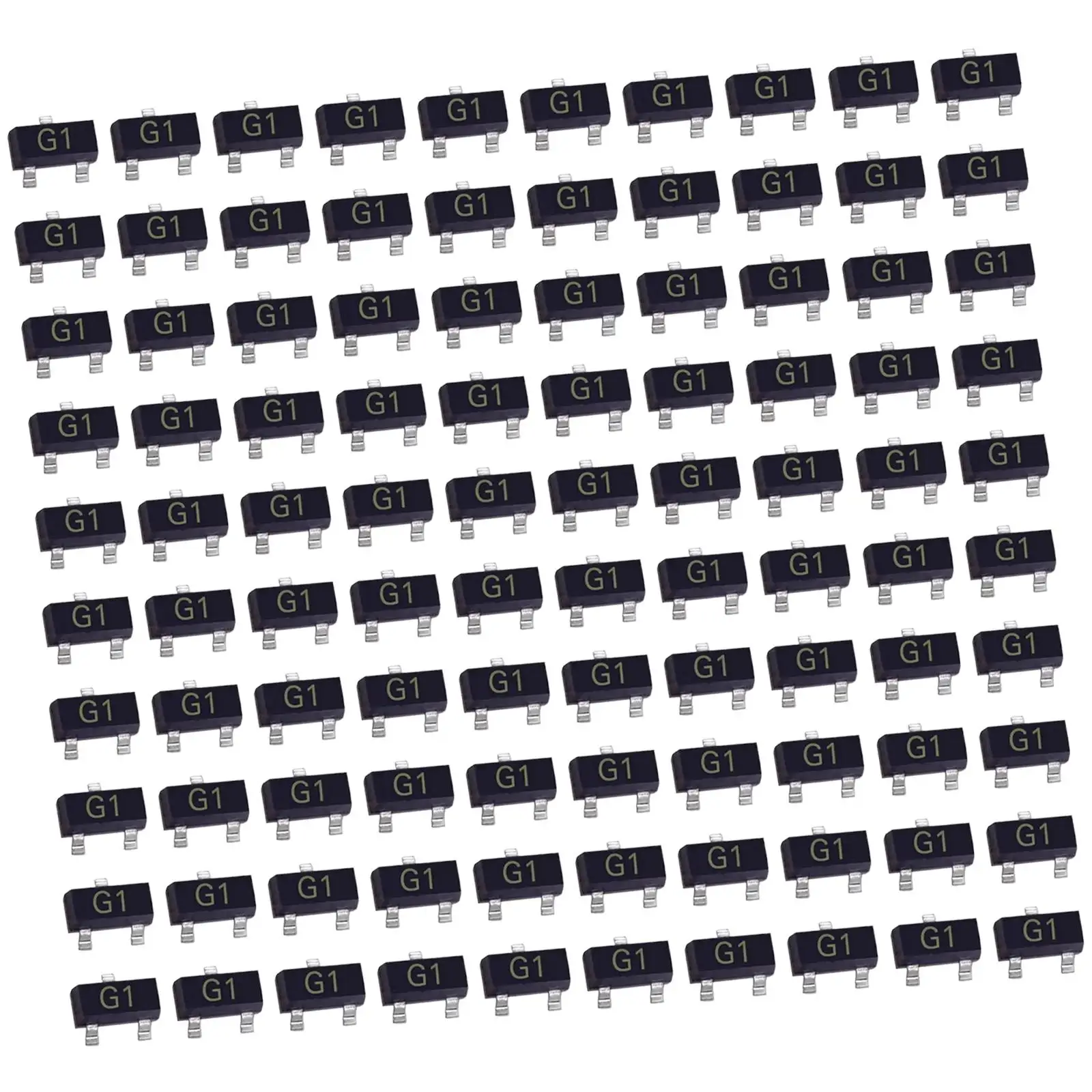 100Pcs SMD Transistors MMBT5551LT1G 2N5551 to-23-3 for Electronic Projects Household Appliances Circuit Board Audio Video Repair