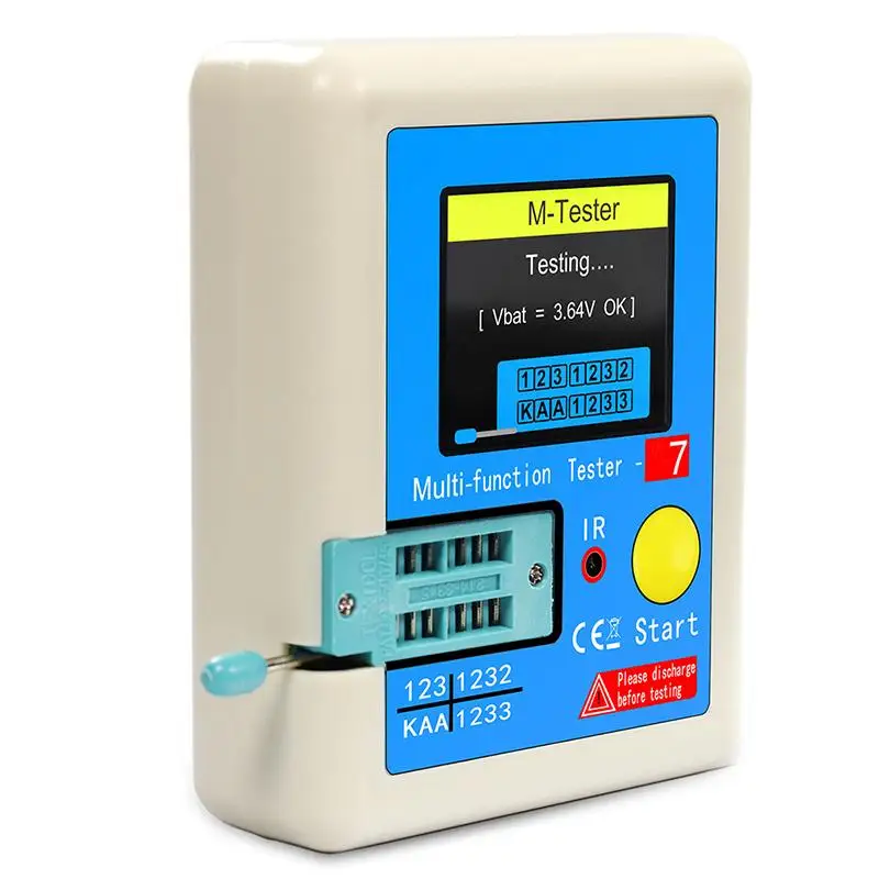 【CCA】1 PCS TC1 TFT LCD Display Multimeter Transistor Tester Diode Triode Capacitor Resistor Test Meter