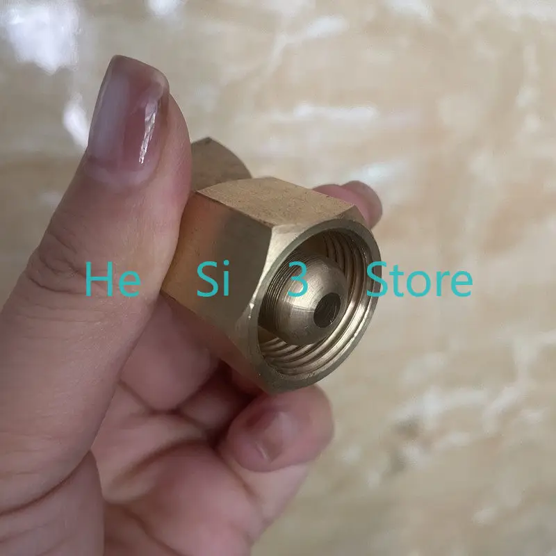 Hospital bottle to diving bottle interface, diving gas cylinder inner wire G5/8 adapter all copper, diving equipment oxygen