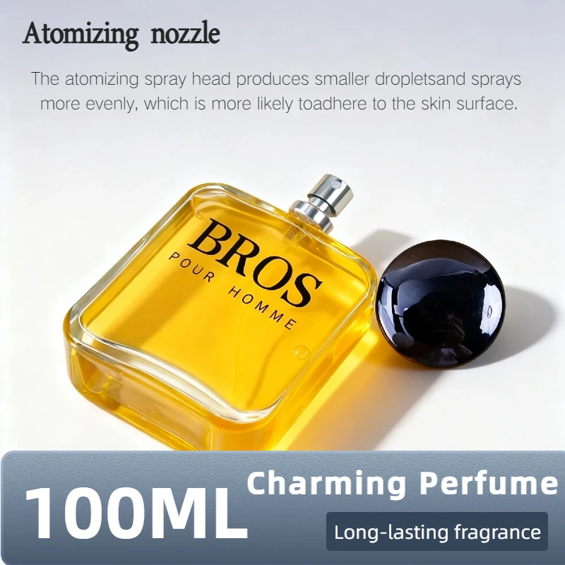 

100ML Ocean-tone Men' Fragrance Natural Fresh Long-lasting Fragrance Mixed Cologne Wood Gentleman Charm Dating Pheromone Perfume