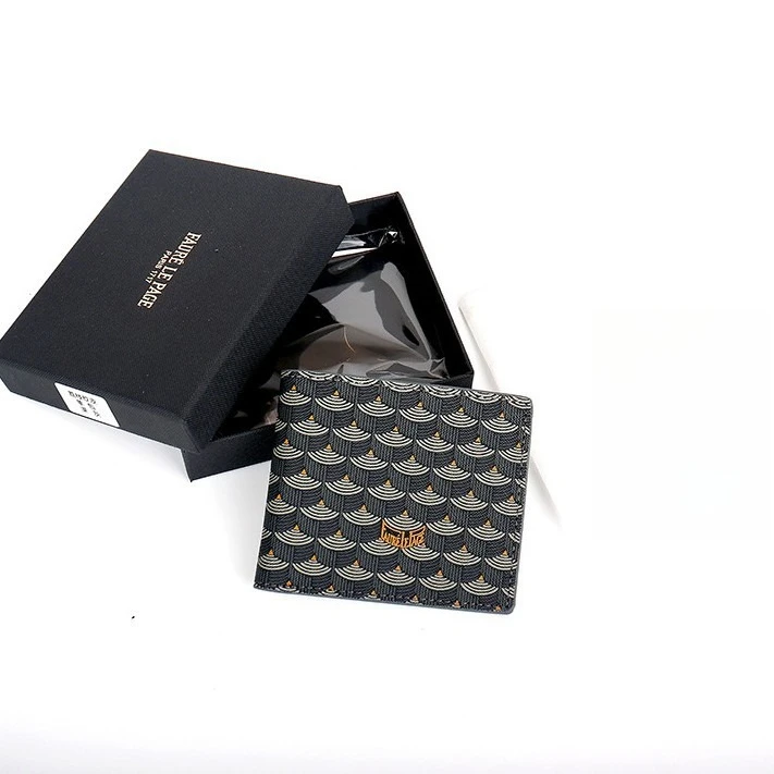 2025 نمط جديد مقياس السمك نمط تنقش حامل بطاقة جلدية قماش محفظة نسائية للعملات المعدنية حقيبة صغيرة للرجال والنساء #2